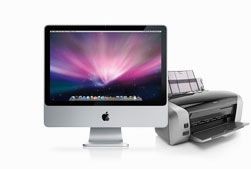 iMac and printer