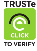 TRUSTe : 'click to verify'