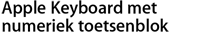 Apple Keyboard with Numeric Keypad