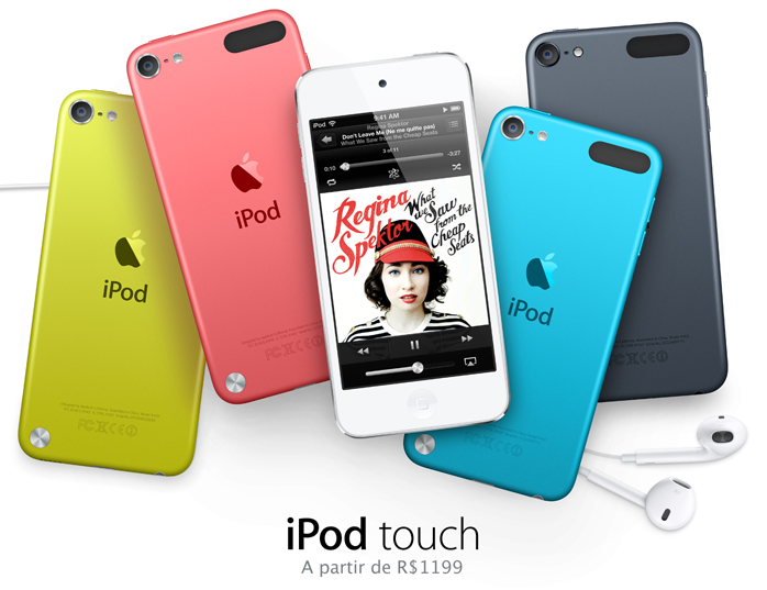 iPod touch. A partir de R$1199.