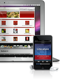 iPod Touch and MacBook Air with iTunes U