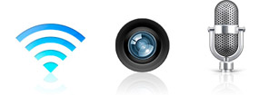 Wireless Connection, iSight, Mic