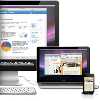 Macbook, LED Cinema Display, and iPod Touch