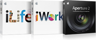 iLife, iWork, and Aperture 2