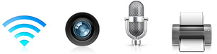 Airport, Apature Lens, Mic, Printer