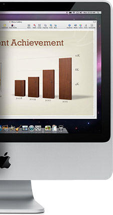 iMac with Keynote