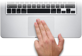 Utiliser votre pavé tactile Multi-Touch avec Keynote