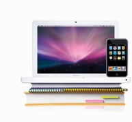 MacBook and iPod