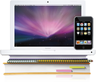 MacBook and iPod
