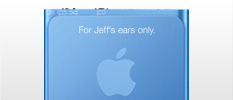 For Jeff's ears only.