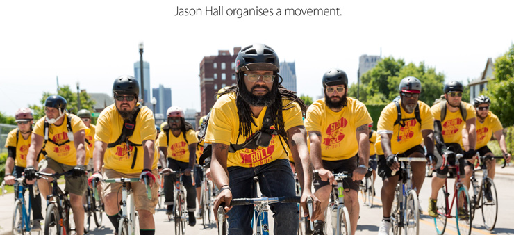 Jason Hall organises a movement.