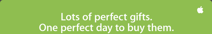 Lots of perfect gifts. One perfect day to buy them.