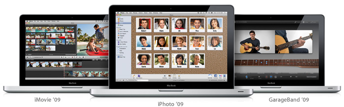 iMovie 09 - iPhoto 09 - GrageBand 09