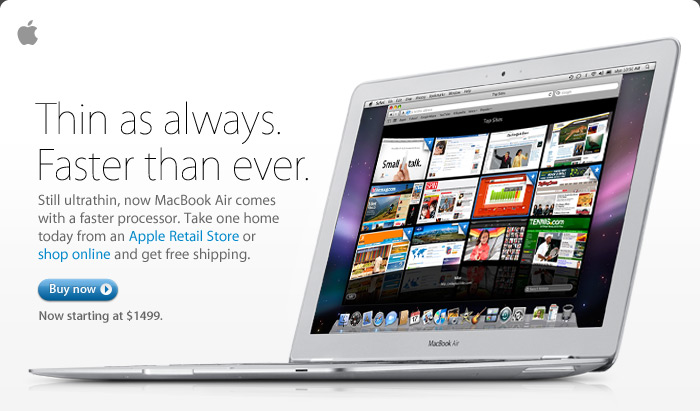 Thin as always. Faster than ever.