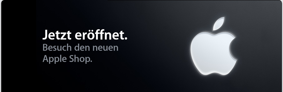 Jetzt eröffnet. Besuch den neuen Apple Shop.