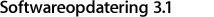 iPhone 3.1-softwareopdatering.