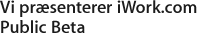 Vi pr&aelig;senterer iWork.com Public Beta