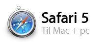 Safari 5. Til Mac og pc
