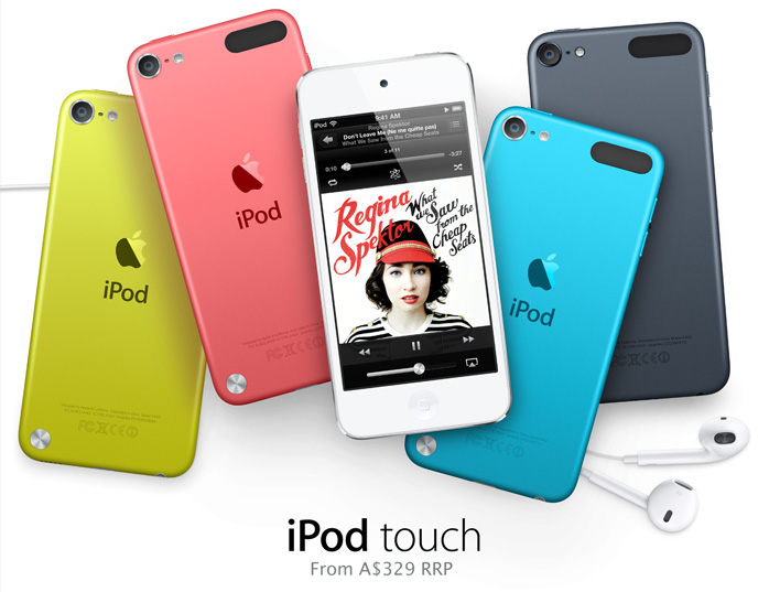 iPod touch. From A$329 RRP.