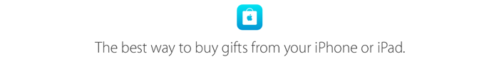 The best way to buy gifts from your iPhone or iPad.