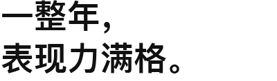 一整年，表现力满格。