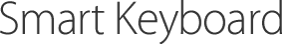Smart Keyboard. 9.7형 iPad Pro 사용 가능