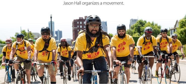 Jason Hall organizes a movement.