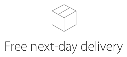 Free next-day delivery
