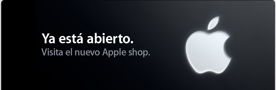 Ya está abierta.  Visita la nueva Apple shop.