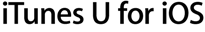 iTunes U for iOS