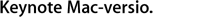 Keynoten Mac-versio