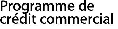 Programme de crédit commercial