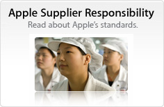 Apple Supplier Responsibility: Read about Apple's standards and vision.