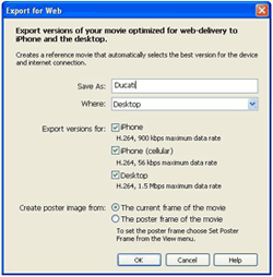 Export for Web