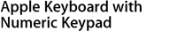 Apple Keyboard with Numeric Keypad