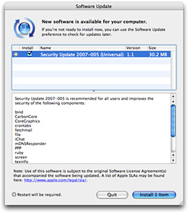 Apple Republic of Ireland  Software Update