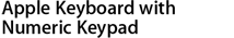 Apple Keyboard with Numeric Keypad