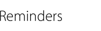 Hatırlatmalar