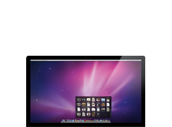 Macのデスクトップの画像です。