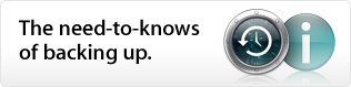 The need-to-knows of backing up.