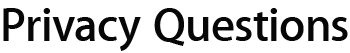 Privacy Questions