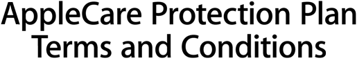 AppleCare Protection Plan Terms and Conditions