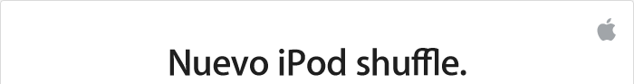 Nuevo iPod shuffle.