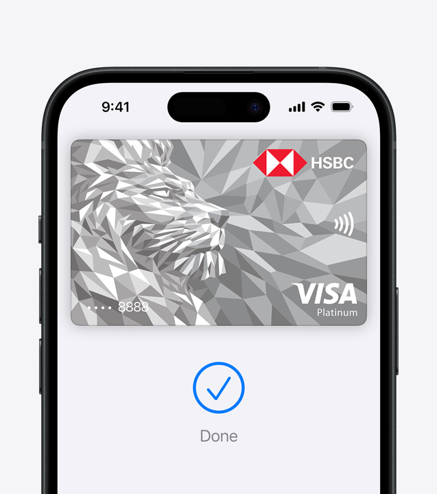 A close-up shot of Face ID securely authorising a payment on iPhone using Apple Pay.