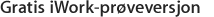 Gratis iWork-prøveversjon