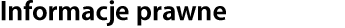 Informacje prawne