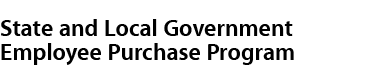State and Local Government Employee Purchase Store