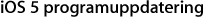 iOS 5 programuppdatering