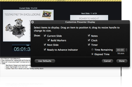 Customize Your Presenter Display