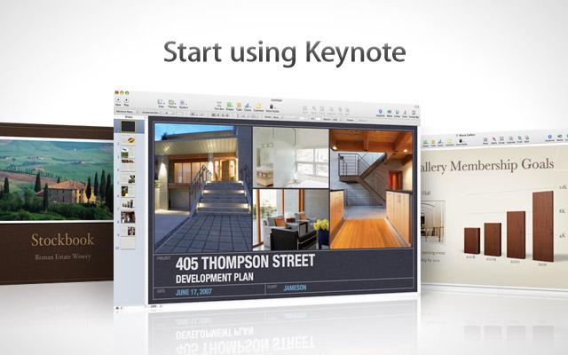 Start using Keynote